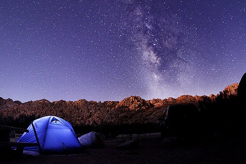 Tiendas de campaña ultraligeras y The Milky Way Camping