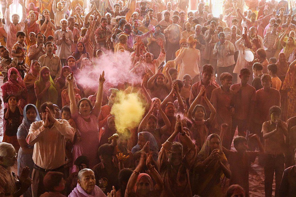 Festival de Holi en la India