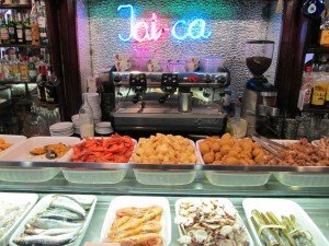 Chipirones, calamares, marisco y otros productos frescos en Jai-Ca de Barcelona