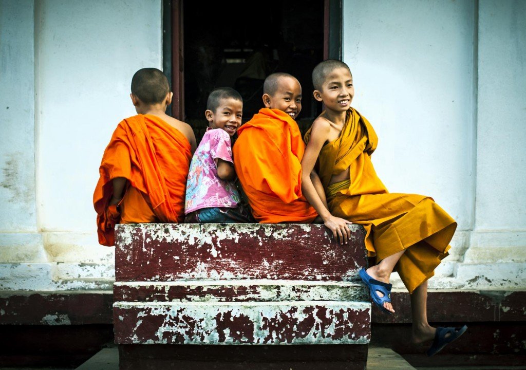 Monjes Keng Tung en Myanmar