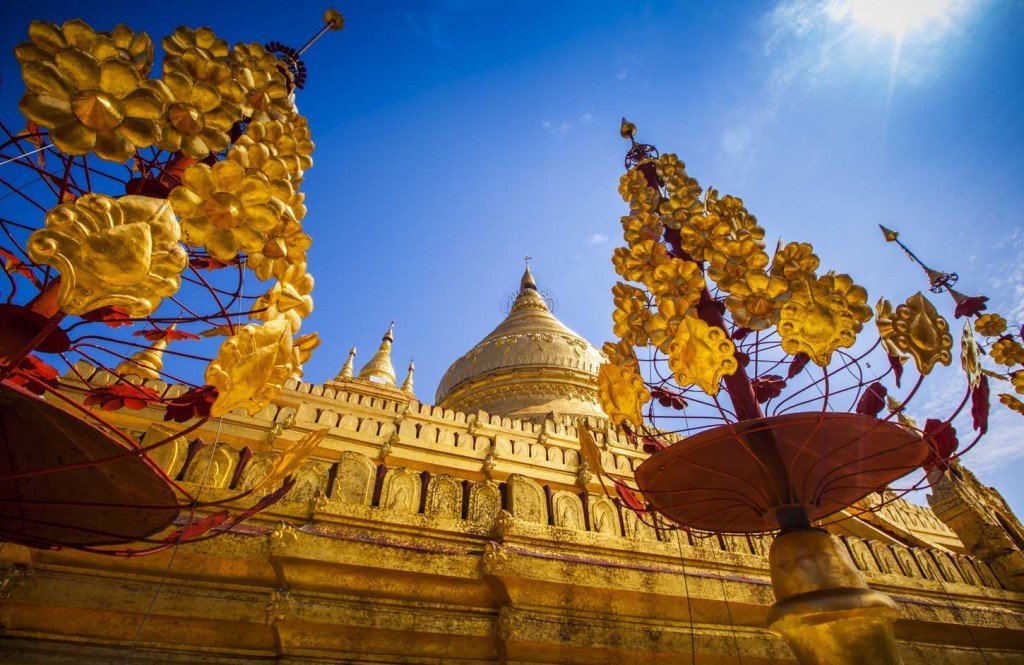 Pagoda de Mandalay en Myanmar