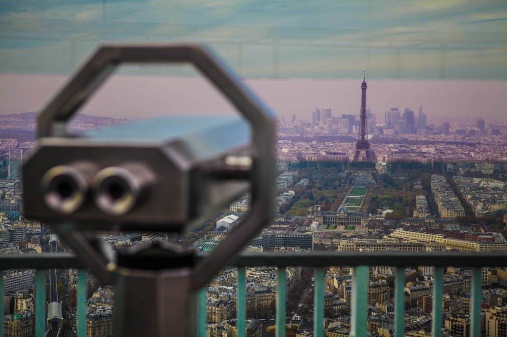 Torre Eiffel desde la Torre Montparnasse en París