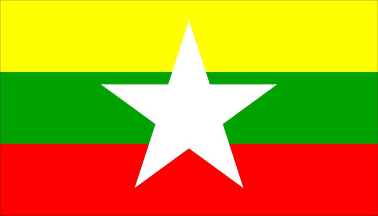 Bandera de la República de Myanmar