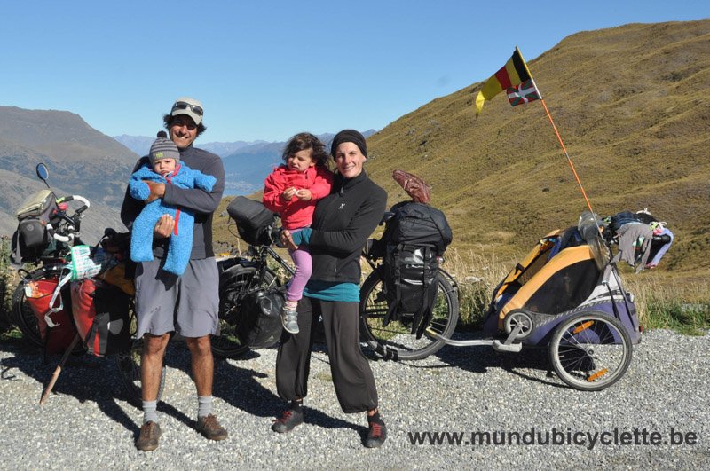 Mundubicyclette, vuelta al mundo en bicicleta en familia en Nueva-Zelanda