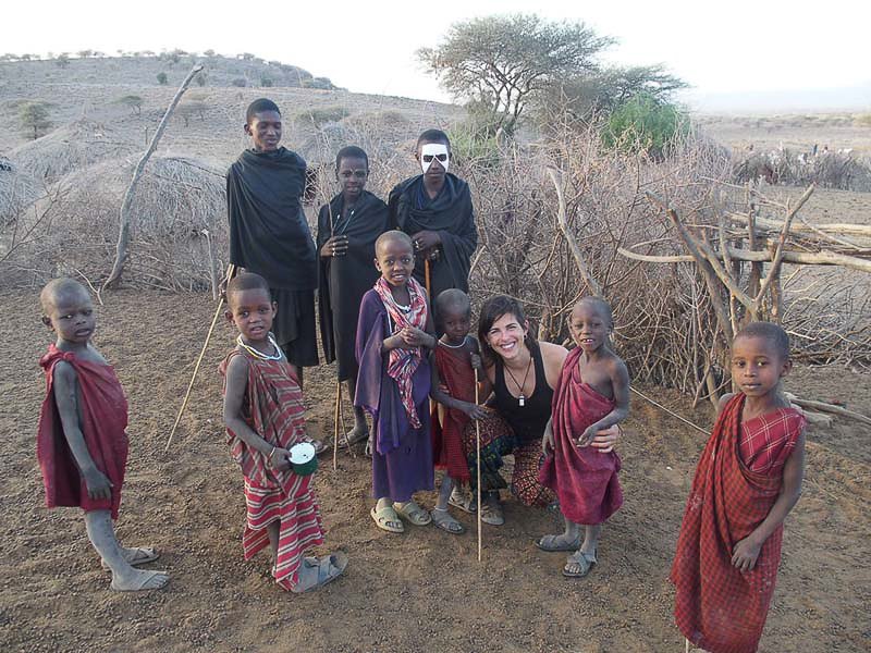 viaje por África en solitario Masai
