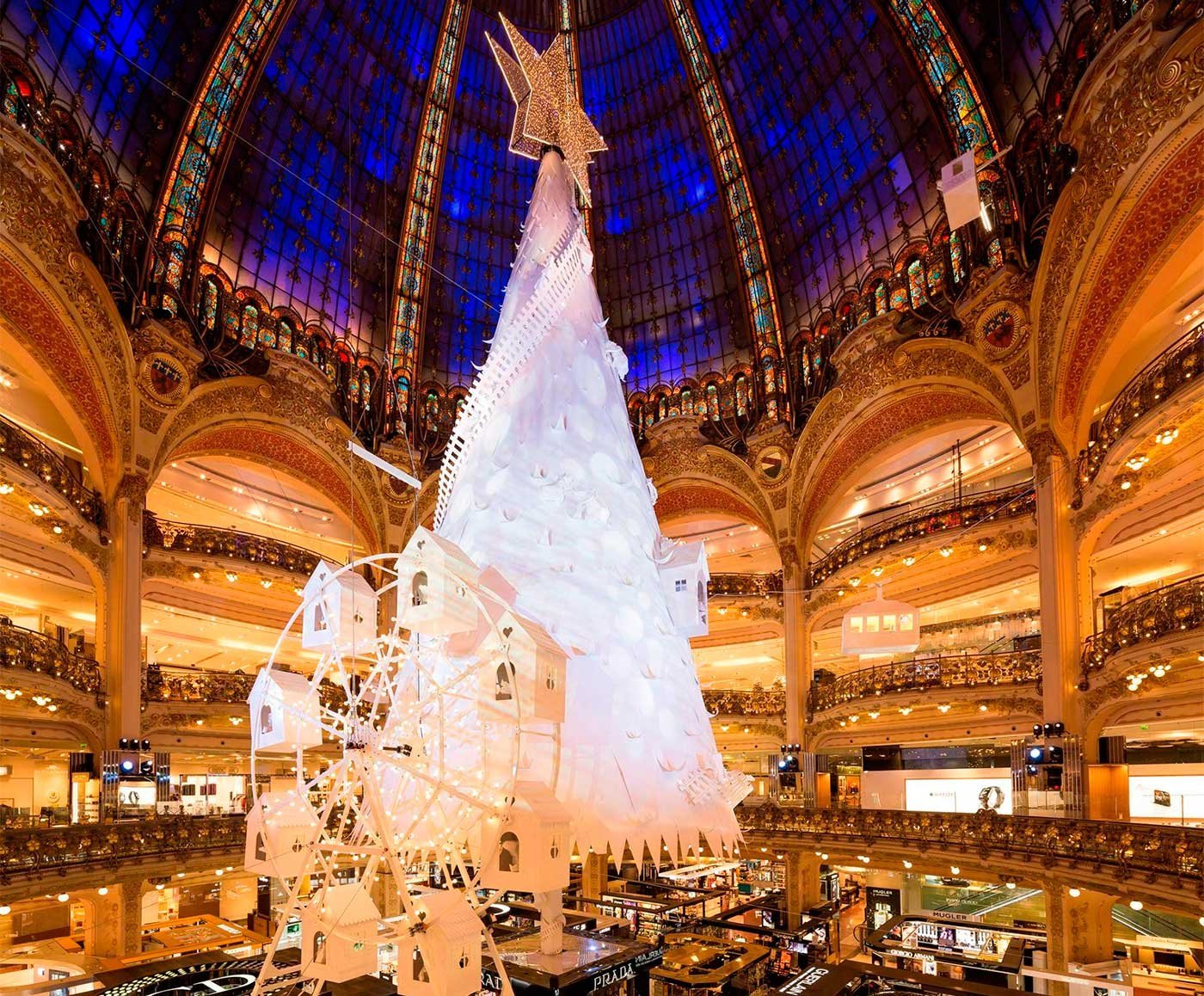 Árbol de Navidad de las Galeries Lafayette
