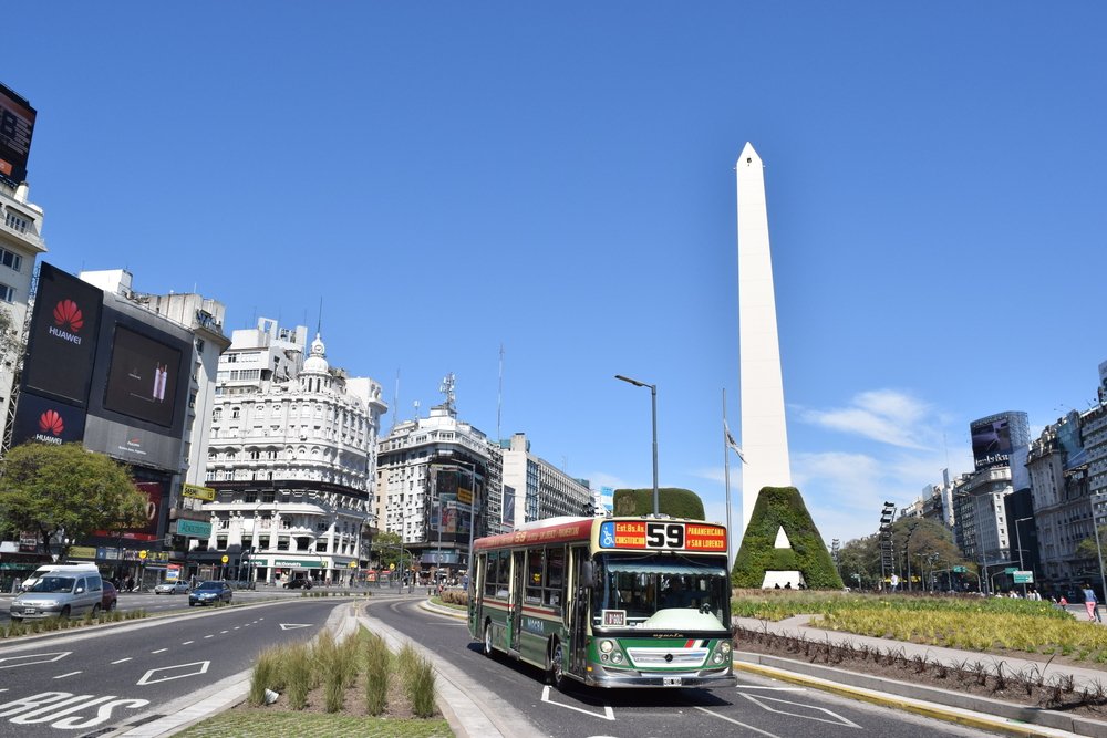 Cómo ir del aeropuerto al centro de la ciudad de Buenos Aires en colectivo