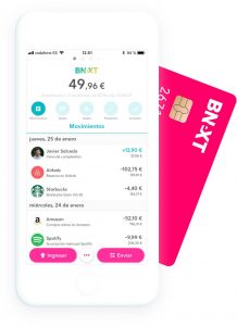 App de Bnext, una de las mejores tarjetas para viajar
