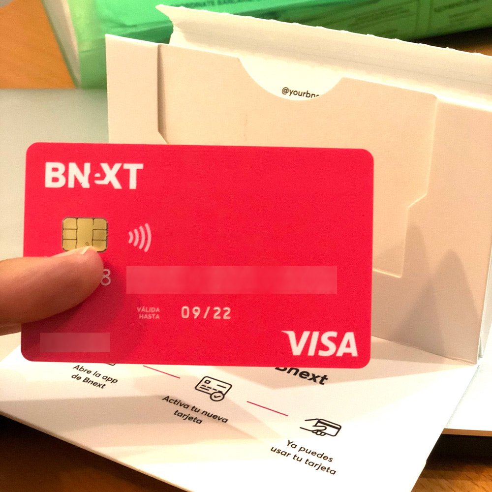 Tarjeta Bnext y welcome pack, una de las mejores tarjetas para viajar sin comisiones