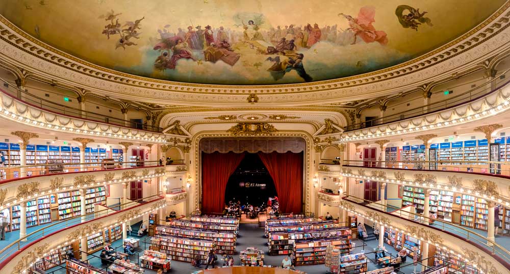 Ateneo Grand Splendid, un teatro majestuoso hecho librería