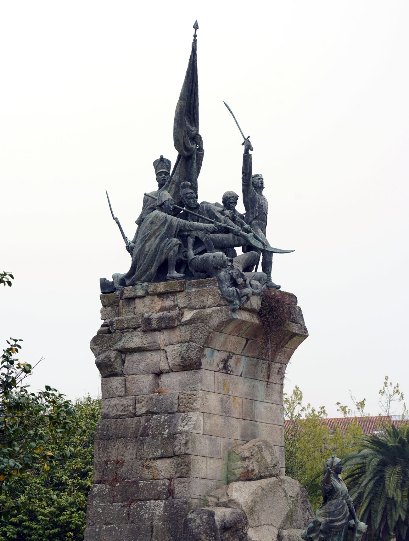 Estatua Heroes de Sampedro Pontevedra