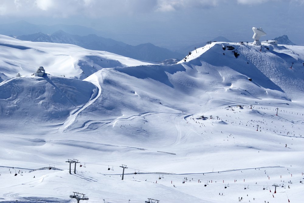 Esquiar en España en la estación de Sierra Nevada