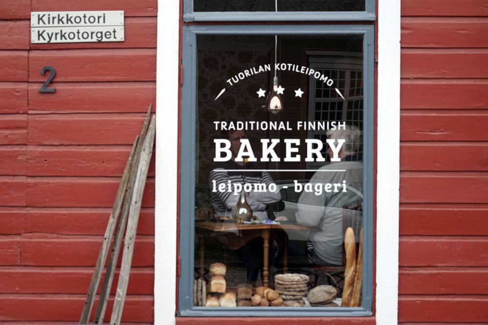 Panadería finlandesa en Porvoo