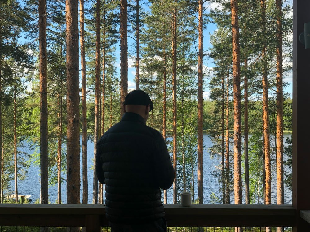 Uno de los bosques de la Región de los Mil Lagos de Finlandia