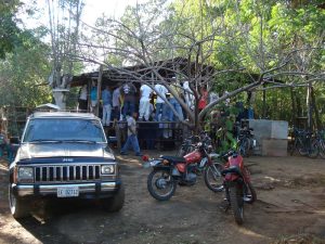 Ambiente en una gallera de Nicaragua