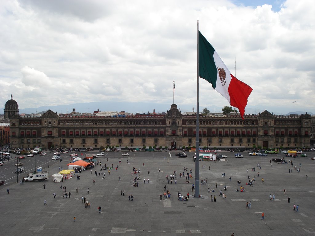 Plaza del Zócalo en la Ciudad de México
