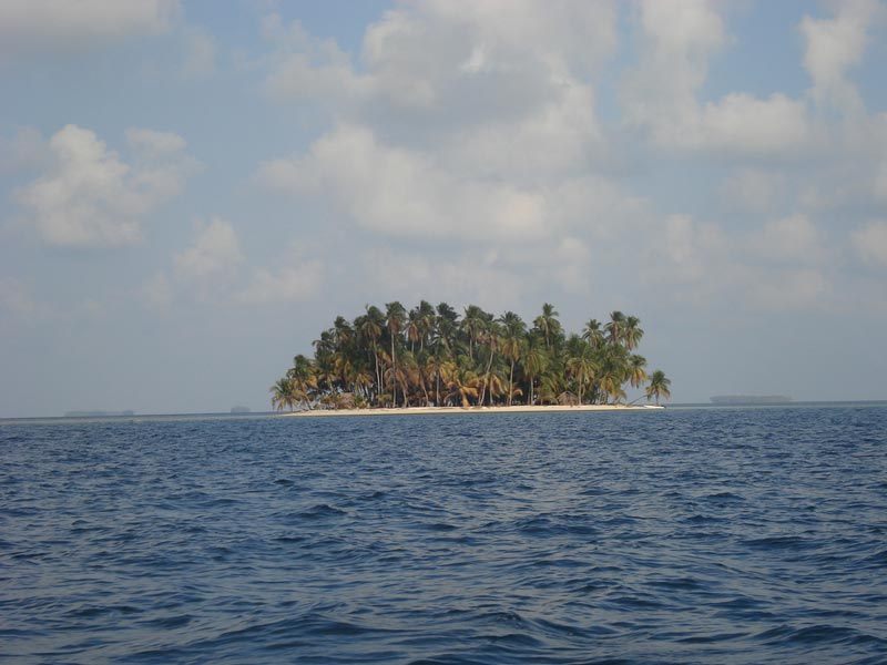 Isla de Kuna Yala en Panamá