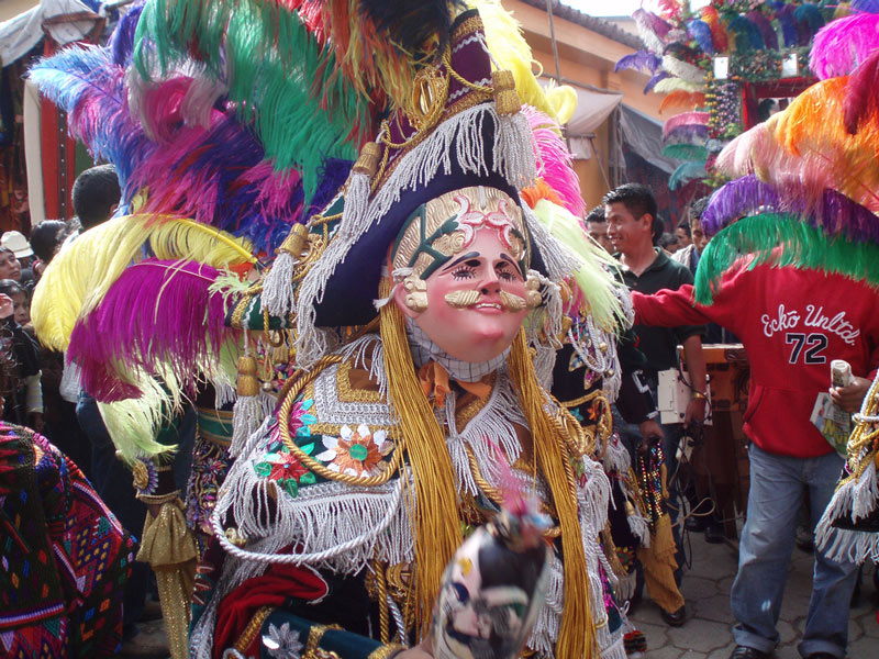Máscara de la festividad de Santo Tomás en Chichicastenango