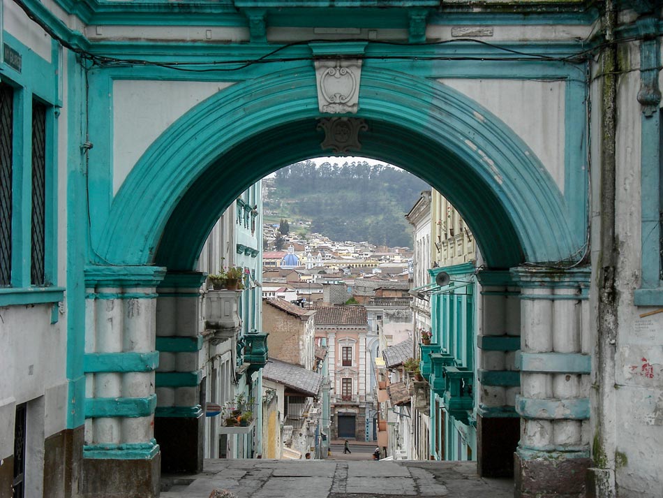 carretera panamericana: Centro histórico de Quito (Ecuador)