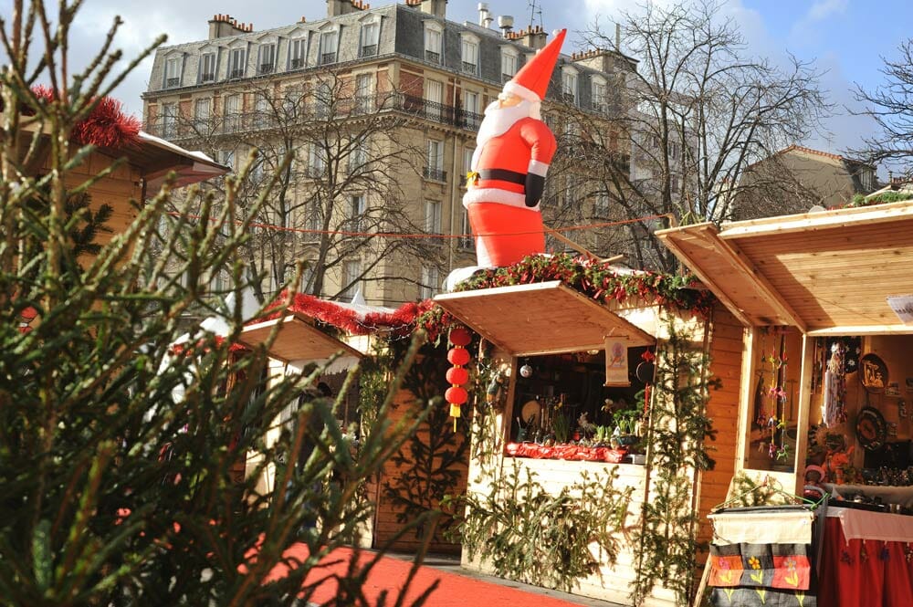 Mercadillo de Navidad en París