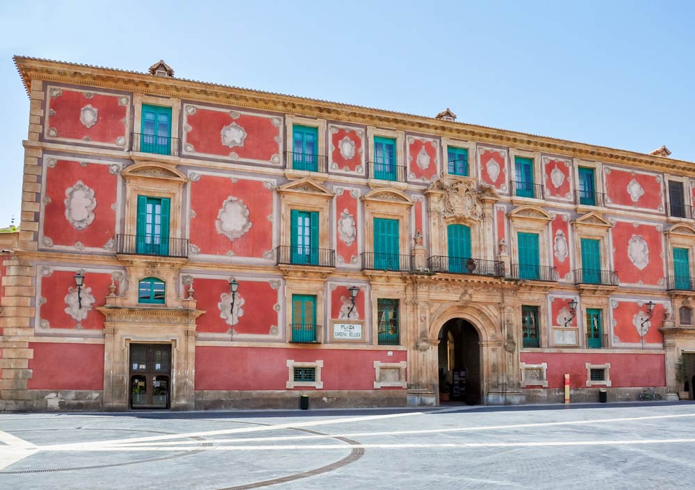 Free Tour Murcia: Palacio episcopal en la plaza del Cardenal Belluga, Murcia