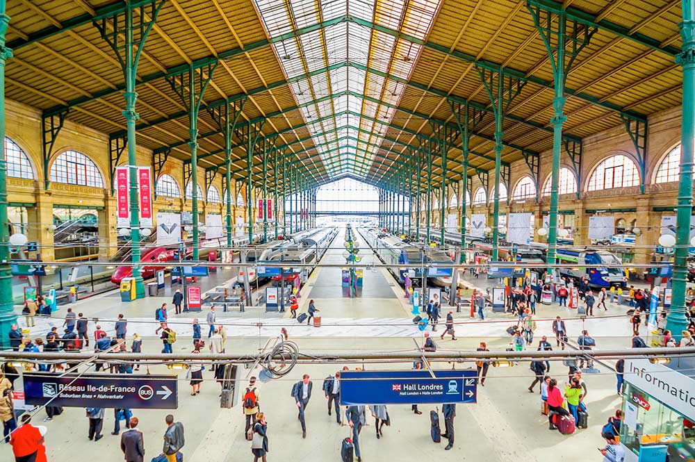 Consignas en París: Gare du Nord