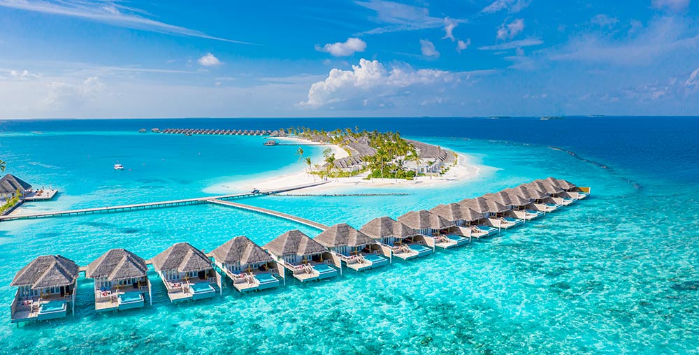 El paraíso de Maldivas