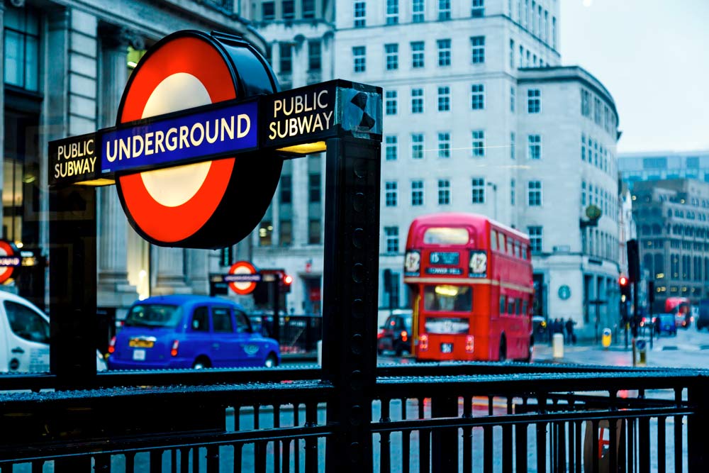 Metro: opciones de consignas en Londres