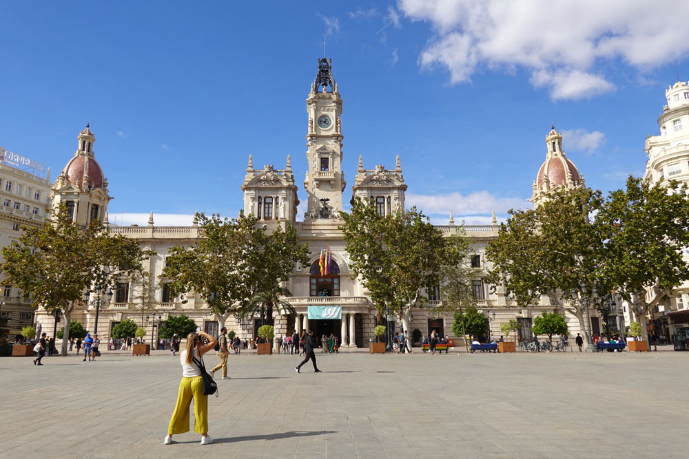 Que ver en Valencia en 3 días: Plaza del Ayuntamiento de Valencia
