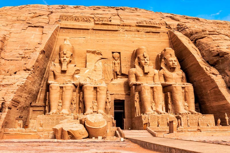 Templo Abul simbel en Egipto