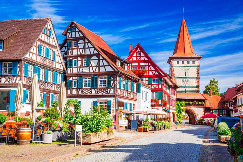 Gengenbach, Alemania - Famosa y hermosa ciudad en Schwarzwald (Selva Negra), tierra de Baden Wurttemberg.