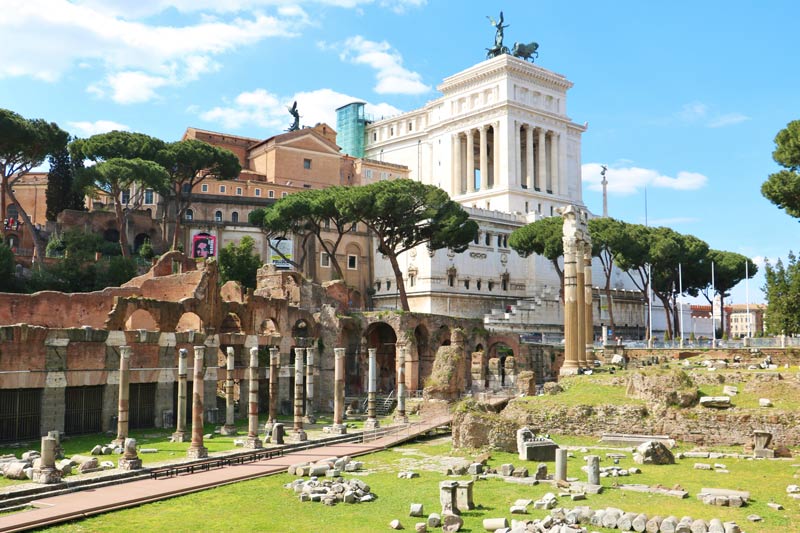 Las antiguas ruinas de Roma