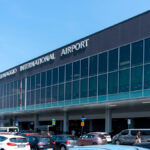 Edificio principal del Aeropuerto Internacional Bérgamo de Milán.