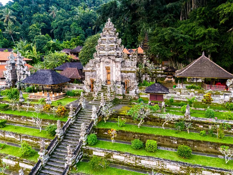 Pura Kehen, un templo hindú ubicado en Cempaga, Bangli Regency, Bali, Indonesia