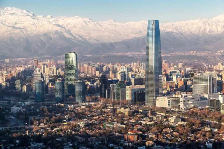 Panorámica de Santiago de Chile