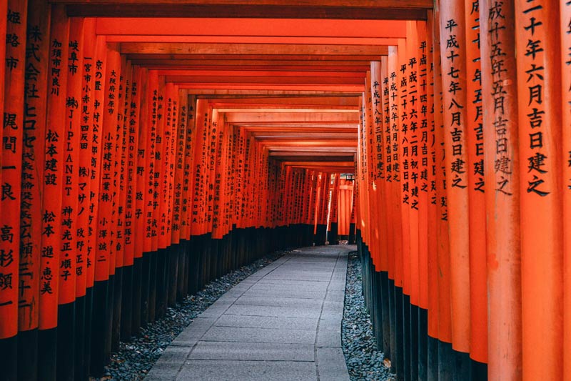 Fushimi inari Trail, Kyōto-shi, Japón