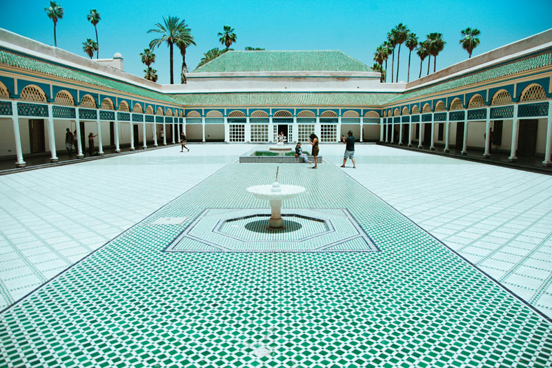 Palais de la Bahia de Marrakesch (Marruecos)