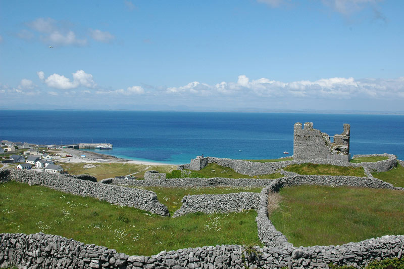 Vista de la isla de Inisheer