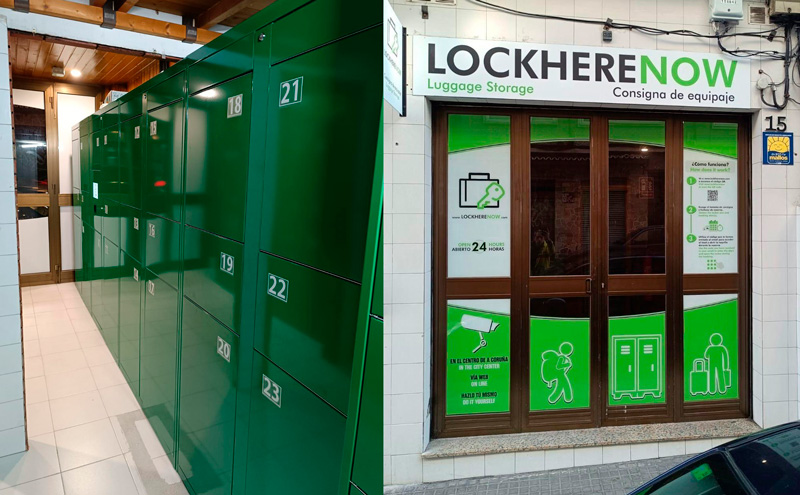 Exterior de Lockherenow, taquilla de Coruña