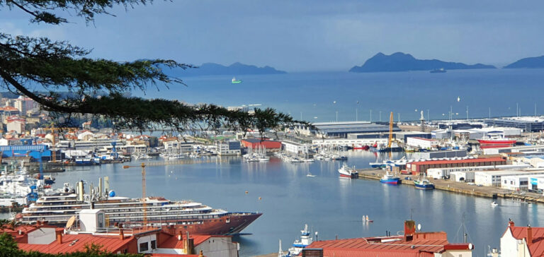 Vista panorámica de Vigo