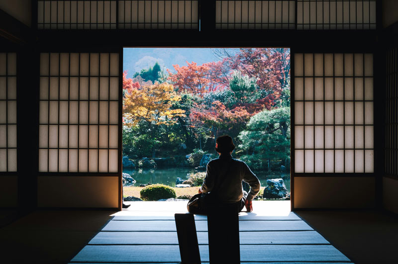 Templo Tenryu-ji, Kyōto-shi, Japón
