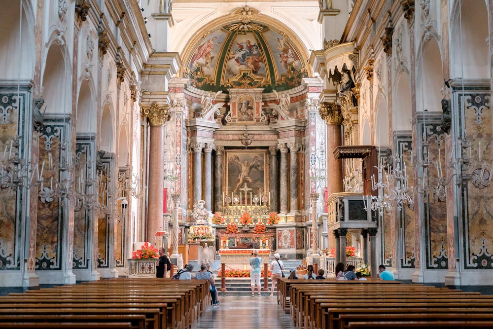 Catedral de San Andrés en la Costa Amalfitana