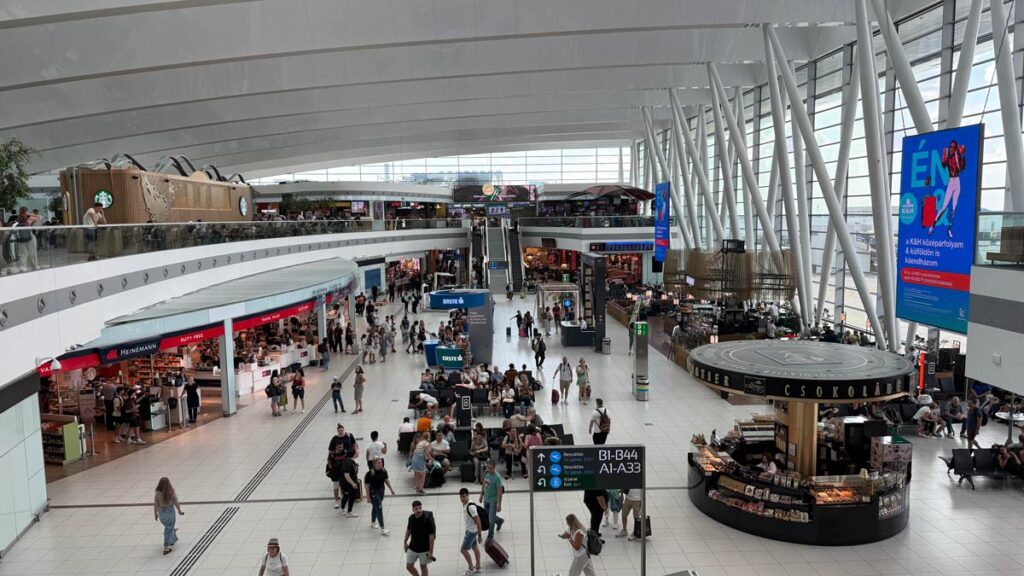 Terminal del aeropuerto de Budapest
