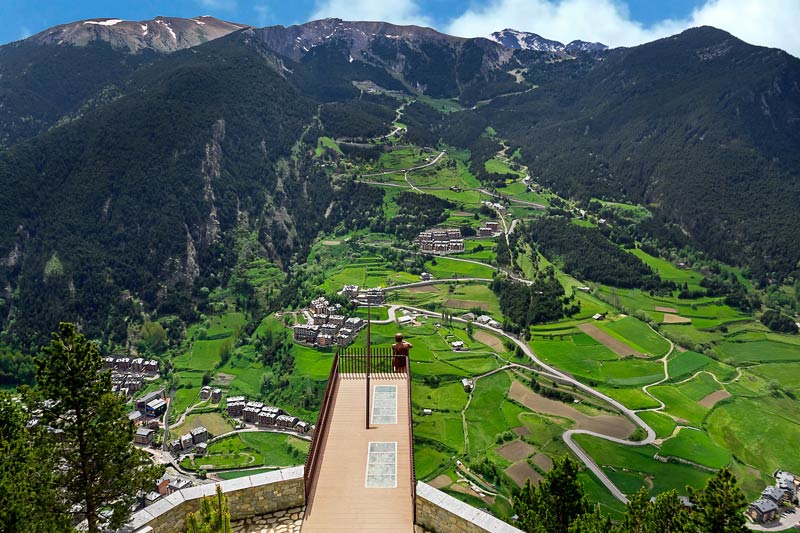 Mirador Roc Del Quer en Ordino (Andorra)