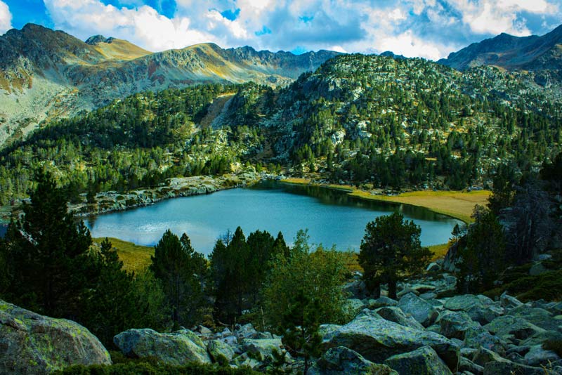 Paisaje de montaña de Andorra