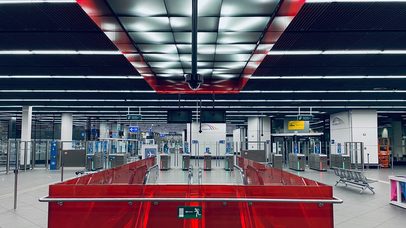 Estación de tren del aeropuerto de Bruselas - Zaventem